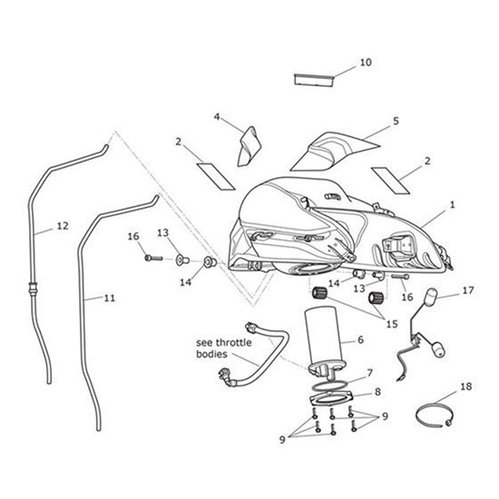 Bild von Fuel Tank Infill, LH