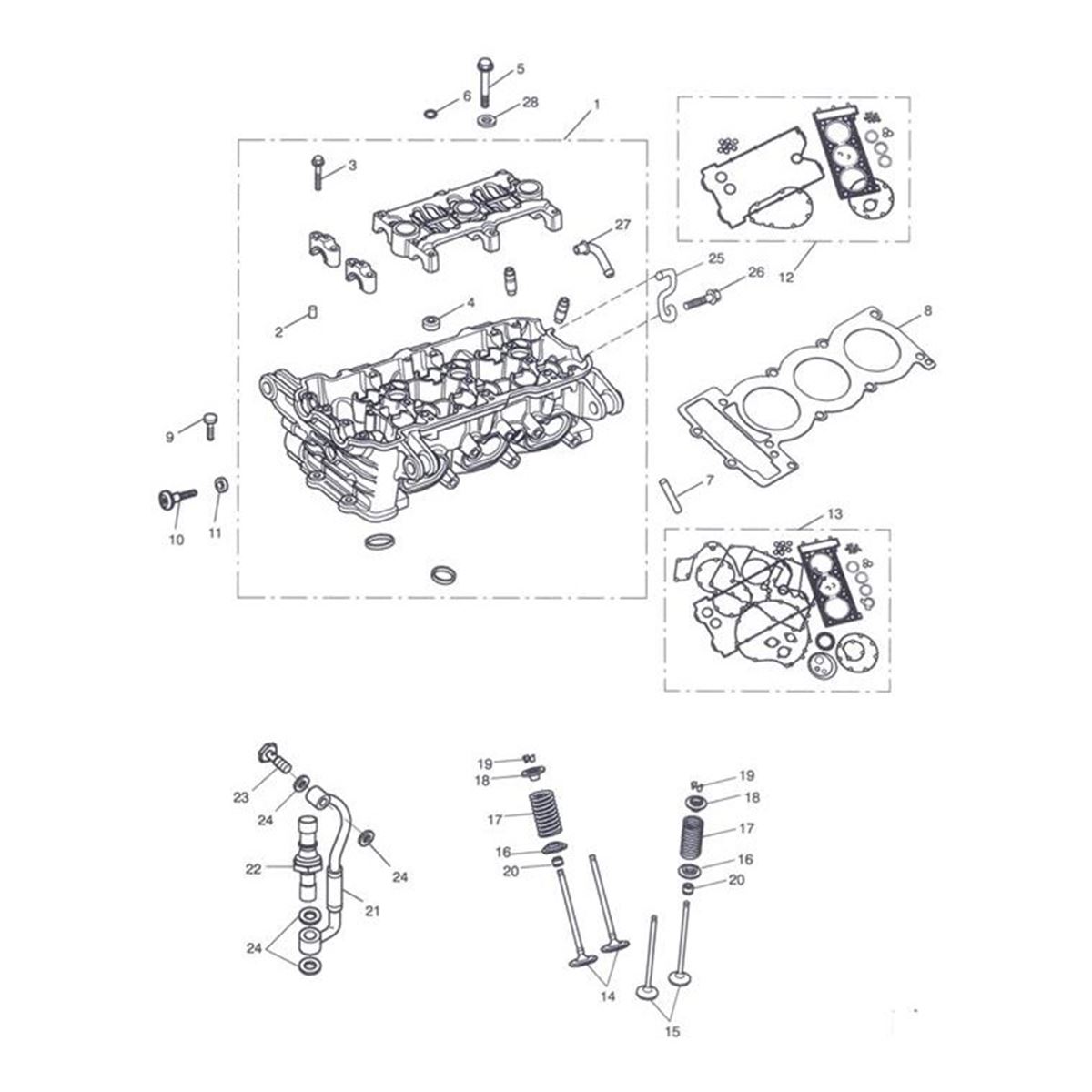 Bild von GASKET KIT,FULL,T695NA
