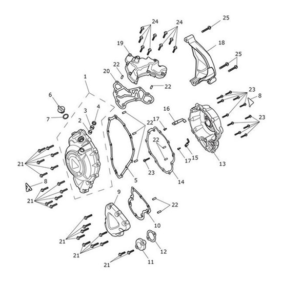 Bild von Gasket, Clutch Cover