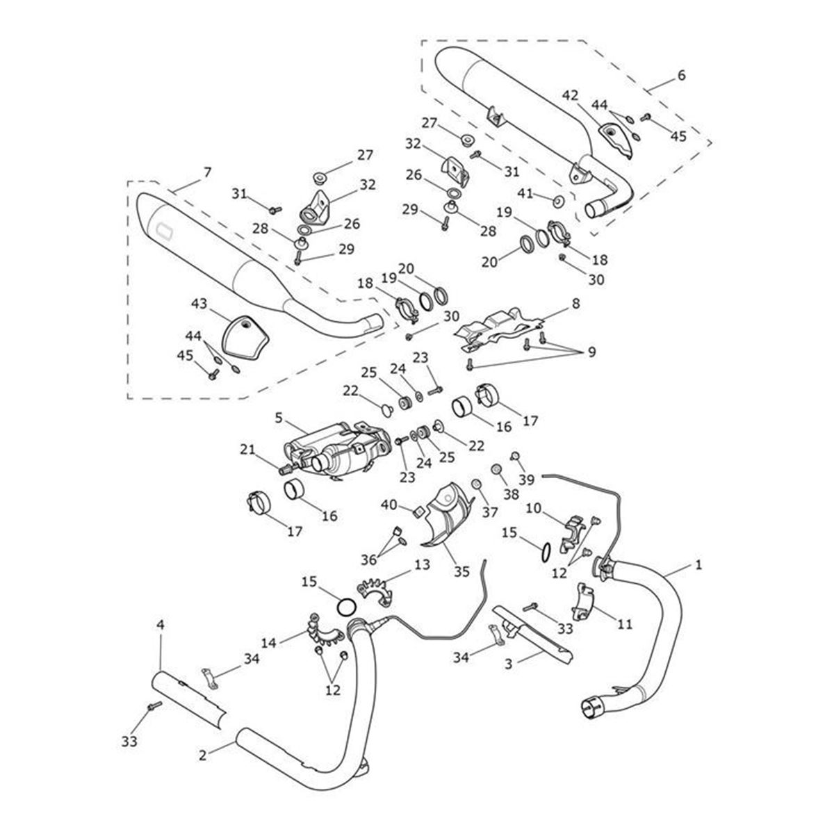 Bild von Gasket, Exhaust