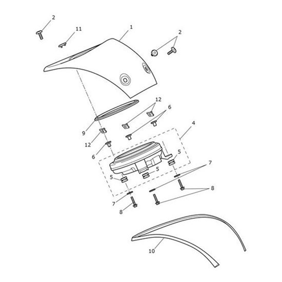 Bild von Gasket, Extruded, Nacelle