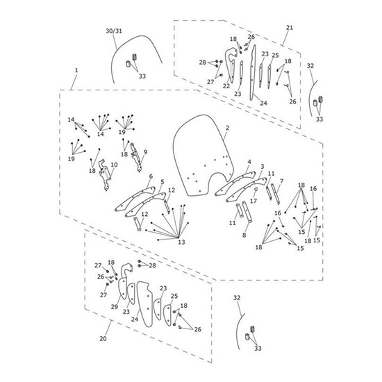 Bild von Gasket, Screen, Front, Horizontal