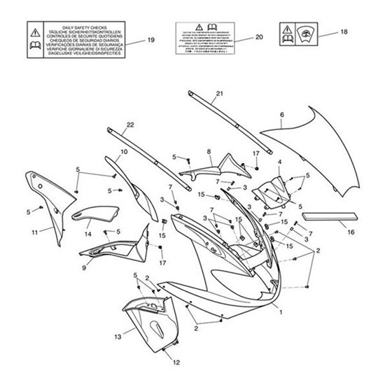 Bild von Gasket, Screen, LH