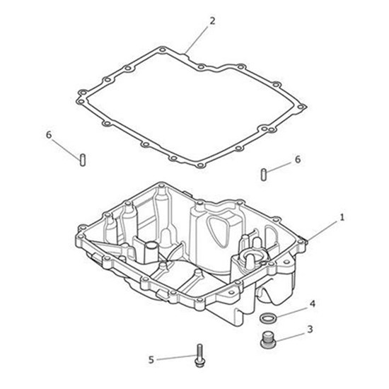 Bild von Gasket, Sump