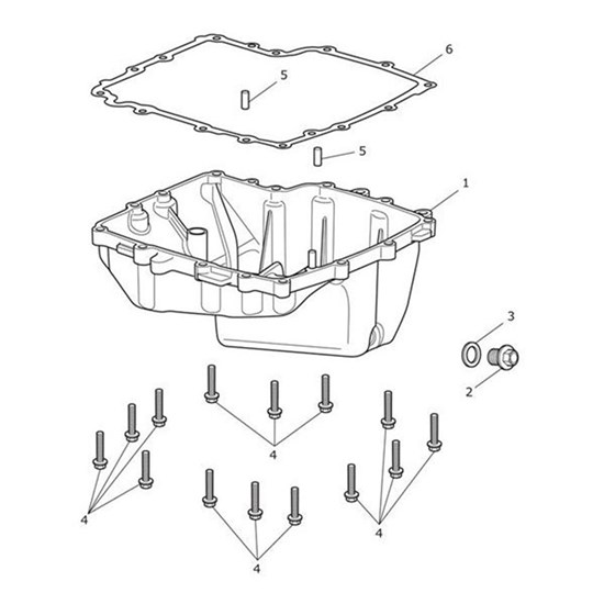 Bild von Gasket, Sump