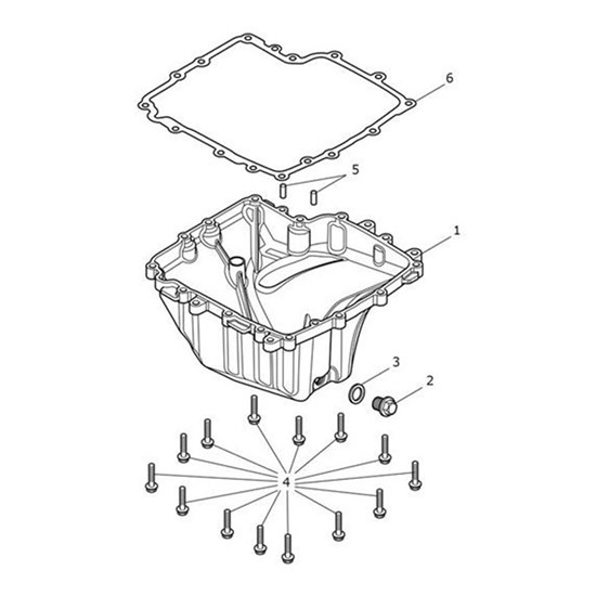 Bild von Gasket, Sump