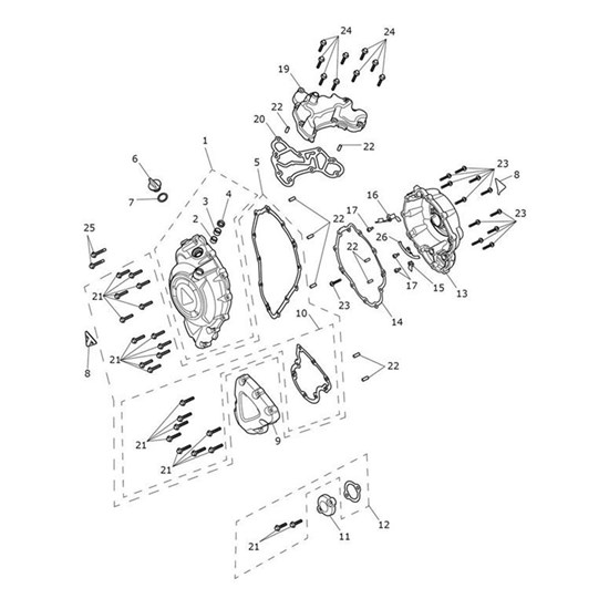 Bild von Gasket Kit, Clutch Cover