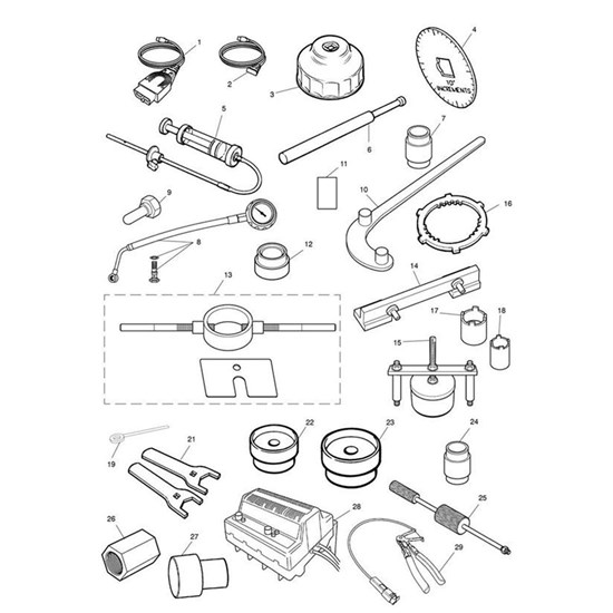 Bild von Gauge, Camshaft Dr.Ch. Tensioner