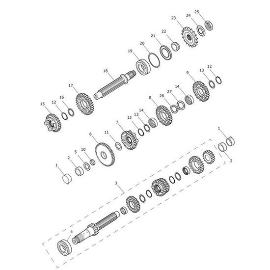 Bild von Gear, Output, Sixth, 27/28