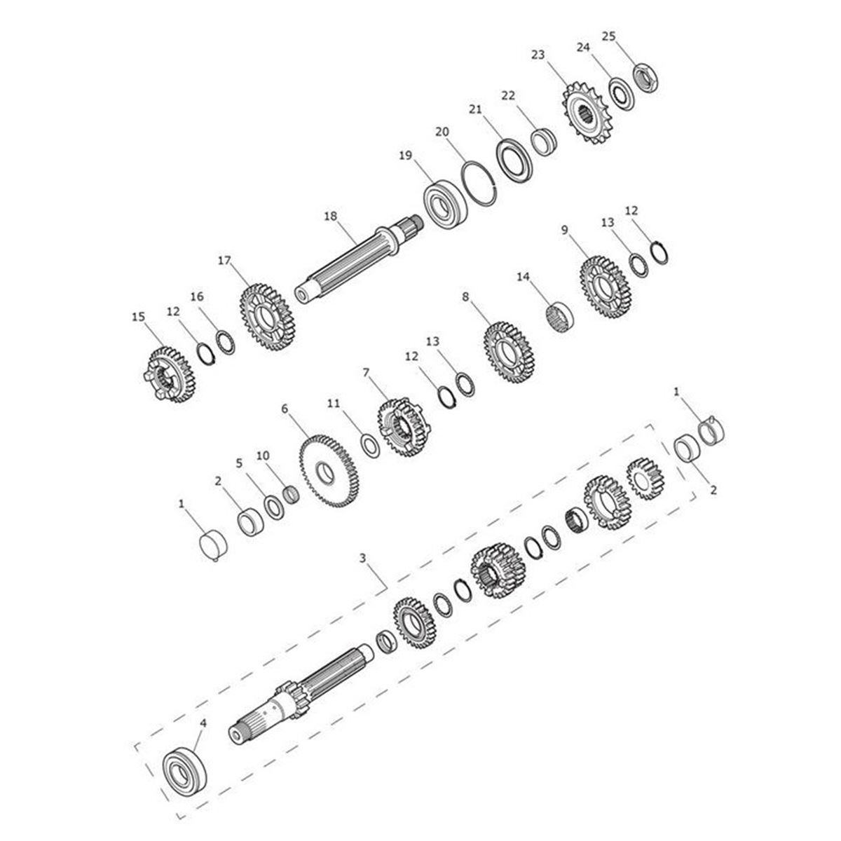 Bild von Gear, Output, Third