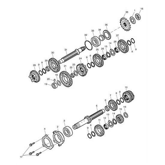 Bild von Gear, Output 1st, 37t