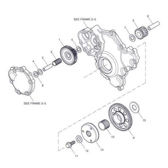 Bild von Gear Idler, 14T/64T