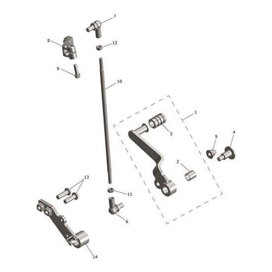 Bild von Gear Pedal Assembly