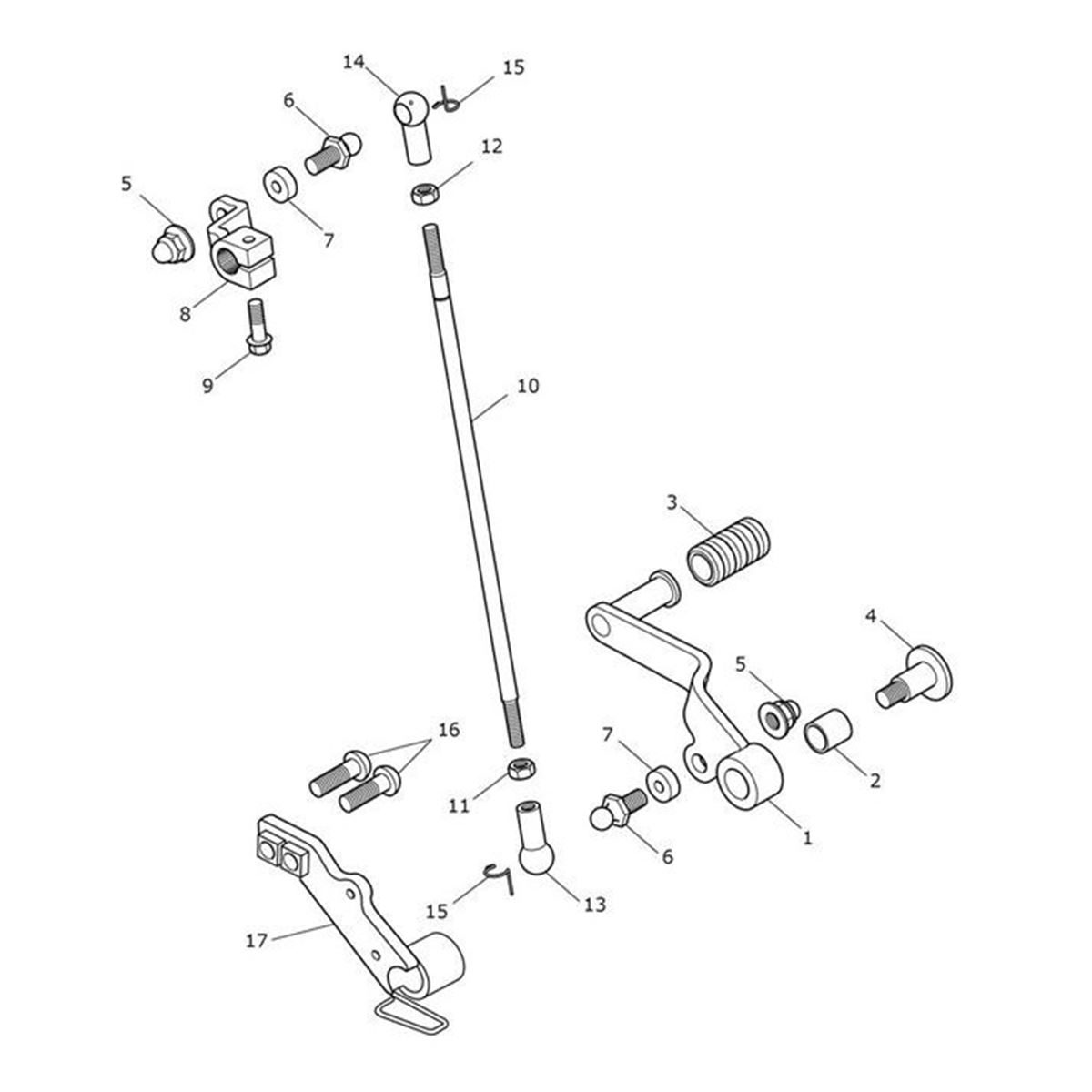 Bild von Gear Pedal Spares Kit