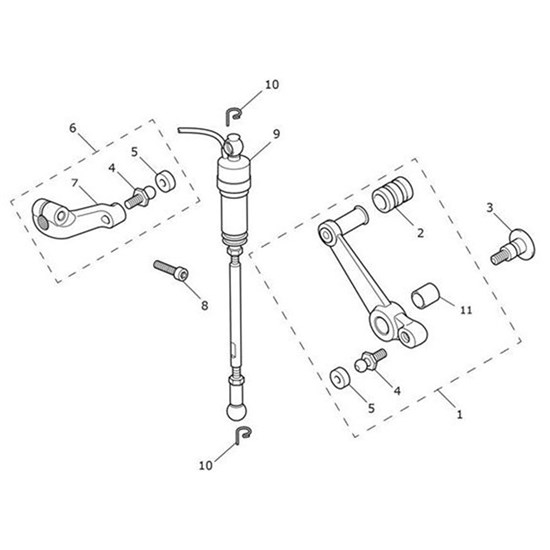 Bild von Gearchange Pedal Assembly