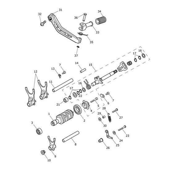 Bild von Gearchange Pedal