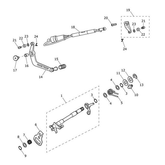 Bild von Gearchange Pedal