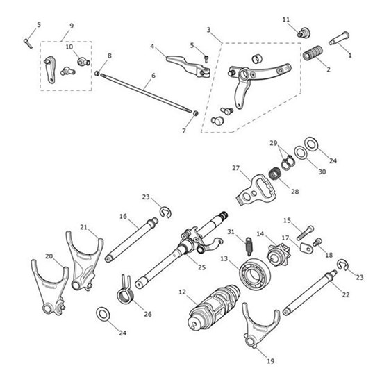 Bild von Gearchange Rod