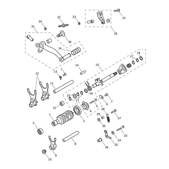 Bild von Gearchange Rod