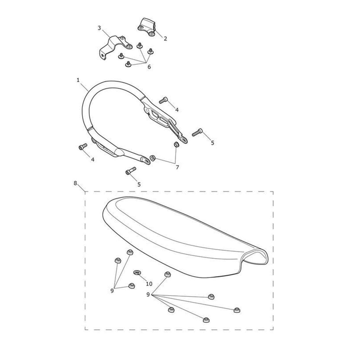 Bild von Grab Rail Bracket, RH