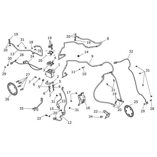 Bild von Guide, Brake Line