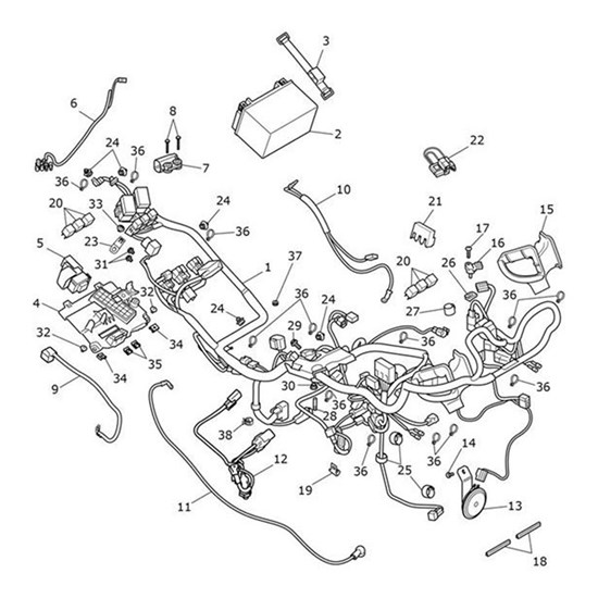 Bild von Guide, Headstock Rubber