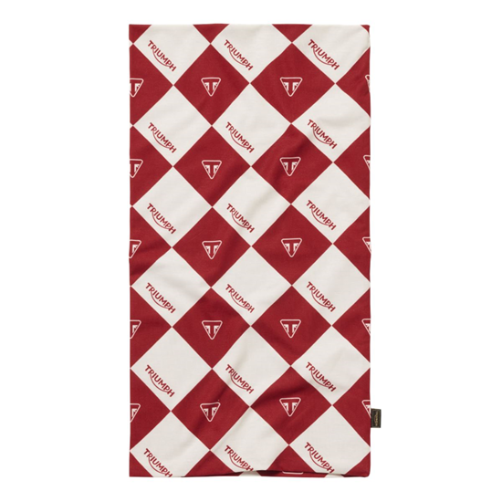 Bild von HARLEQUINN NECK TUBE RED / BONE