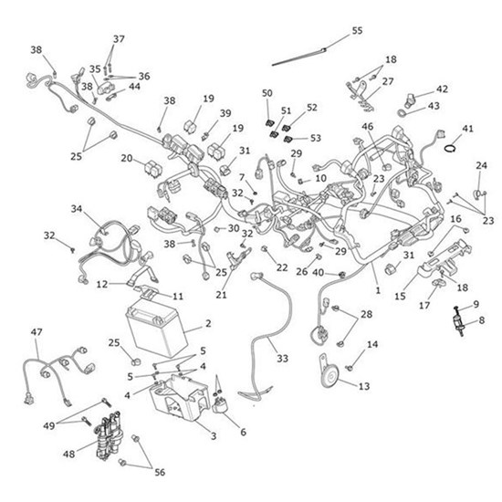 Bild von HORN ASSY,LOW-TONE