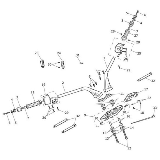 Bild von Handlebar, Centre Forging