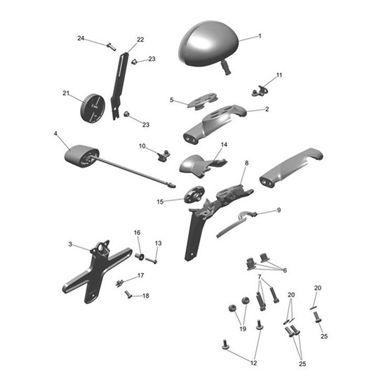 Bild von Hanger, Lower Reg Plate, Trim