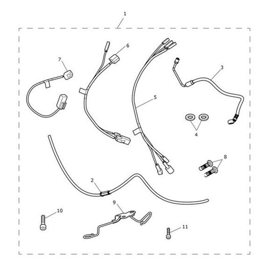 Bild von Harness, Extension, APS, Short