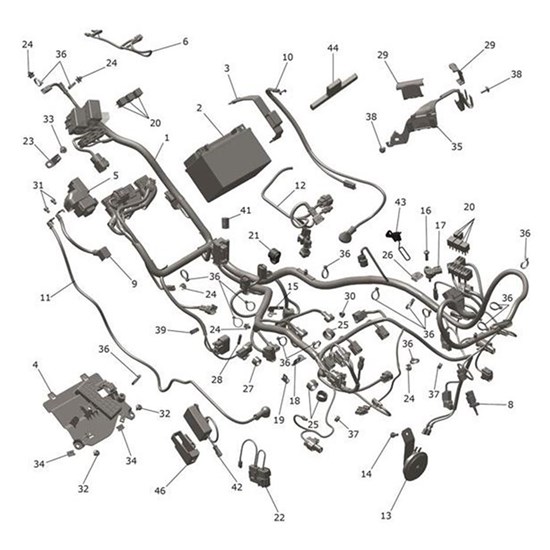 Bild von Harness Guide, Headstock Mldg