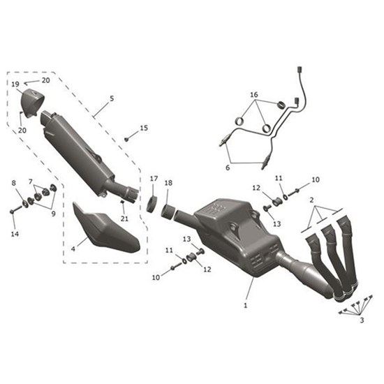 Bild von Header & Silencer Assembly