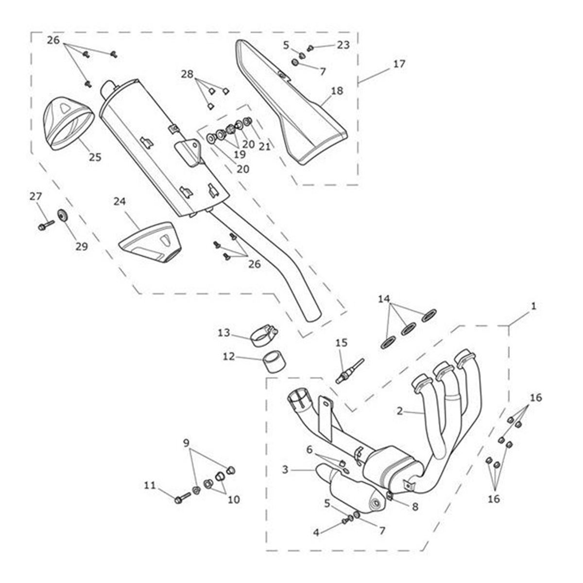 Bild von Header Assembly, Bolted