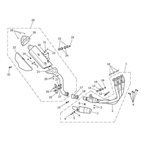 Bild von Header Assy, Bolted