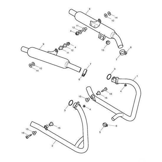 Bild von Header Assy, LH, Plated