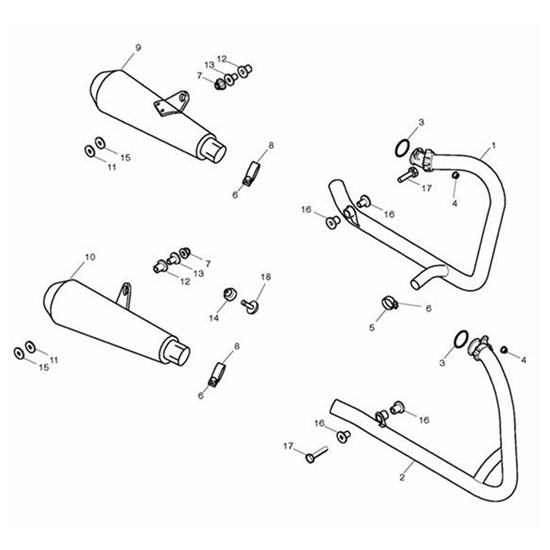 Bild von Header Assy, RH, Chromed