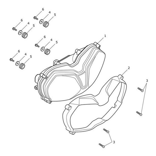 Bild von Headlamp, Full LED, Bend