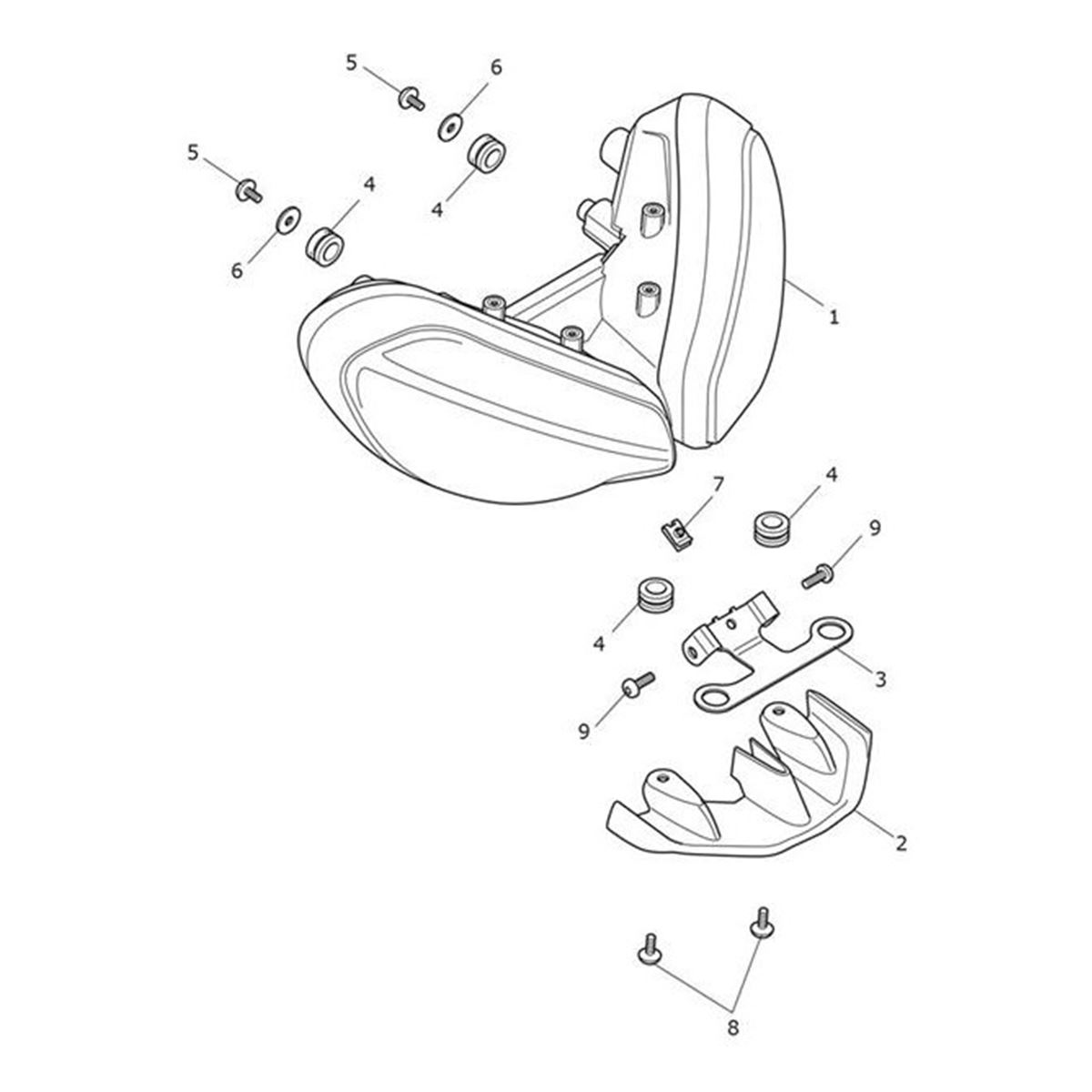 Bild von Headlamp, Full LED, DRL