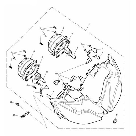 Bild von Headlight, Sym Dip