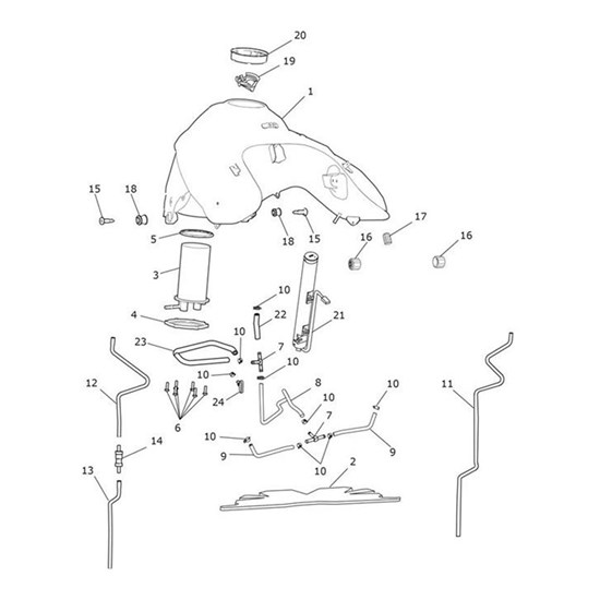 Bild von Heat Pad, Fuel Tank