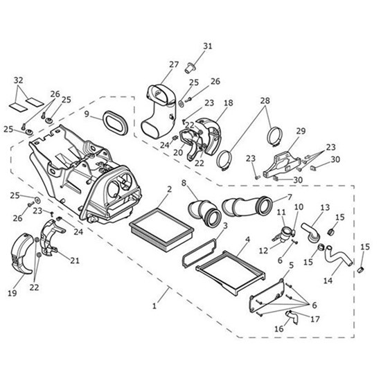 Bild von Hose, Crankcase Breather