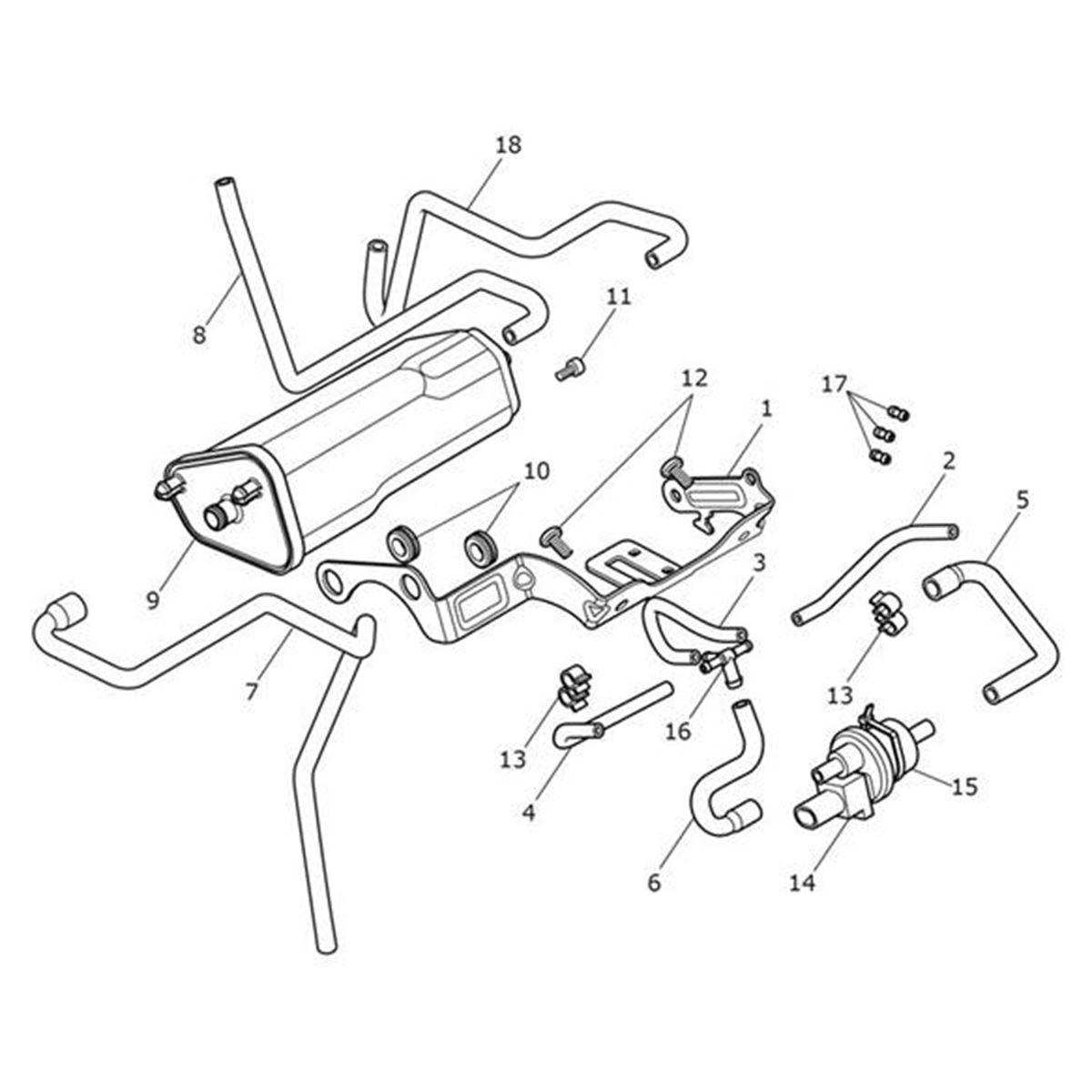 Bild von Hose, Evap, Purge, Valve