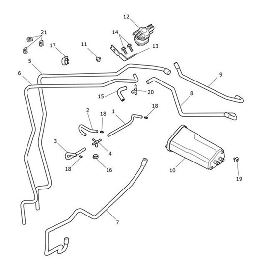 Bild von Hose, Formed, Evap Vent