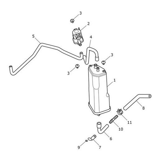 Bild von Hose, Formed, Evap to Purge