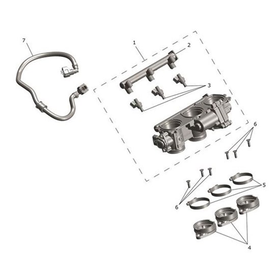 Bild von Hose, Fuel Feed Assembly