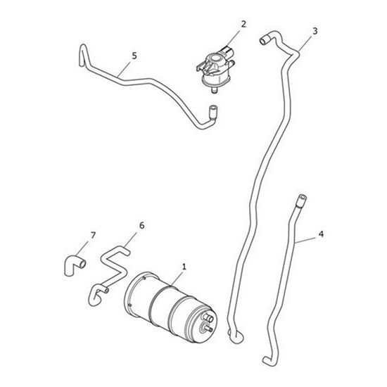 Bild von Hose, Solenoid to Throttle Body