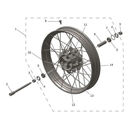 Bild von Hub, Front