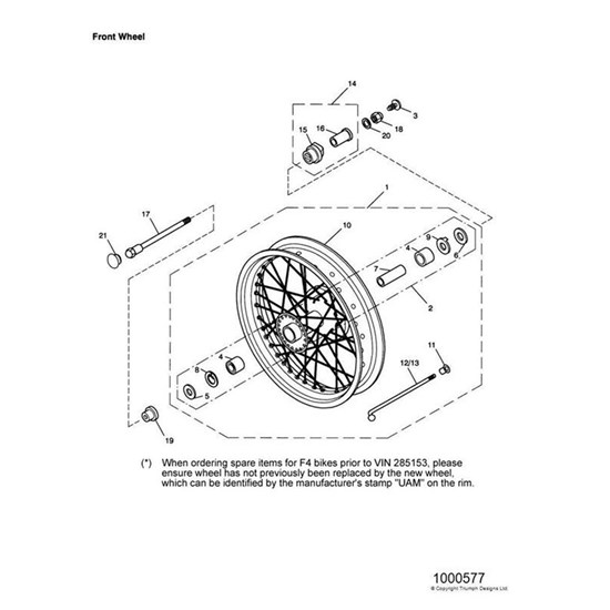 Bild von Hub Assy, Front