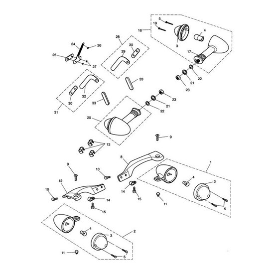 Bild von INDICATOR ASSY,REAR,RH